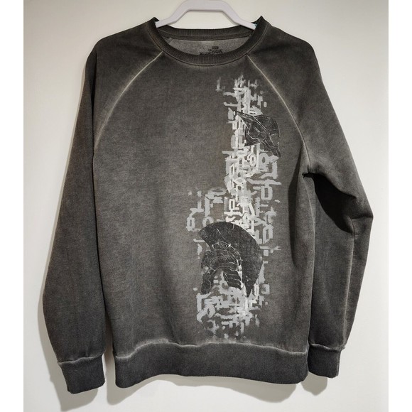 Marvel Thor Ragnarok Mens Graphic Sweatshirt Size S Gray Cotton Blend Crew Neck - Picture 2 of 4